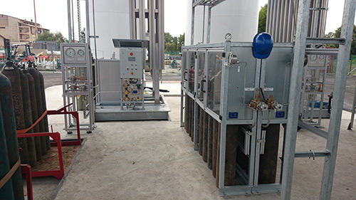 High-pressure-line-control-panels